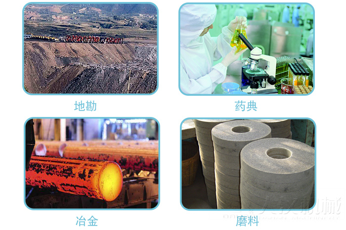 適用行業:地堪，冶金，藥典,磨料